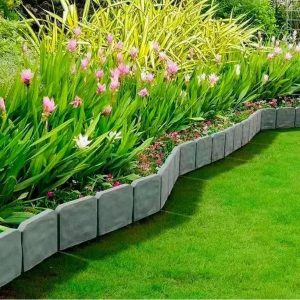 Kamienne obrzeże ogrodowe (10 szt.) | MINIFENCE