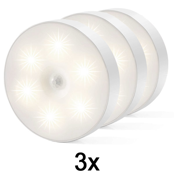 3x Inteligentna lampa LED z czujnikiem ruchu | LUMISIGN